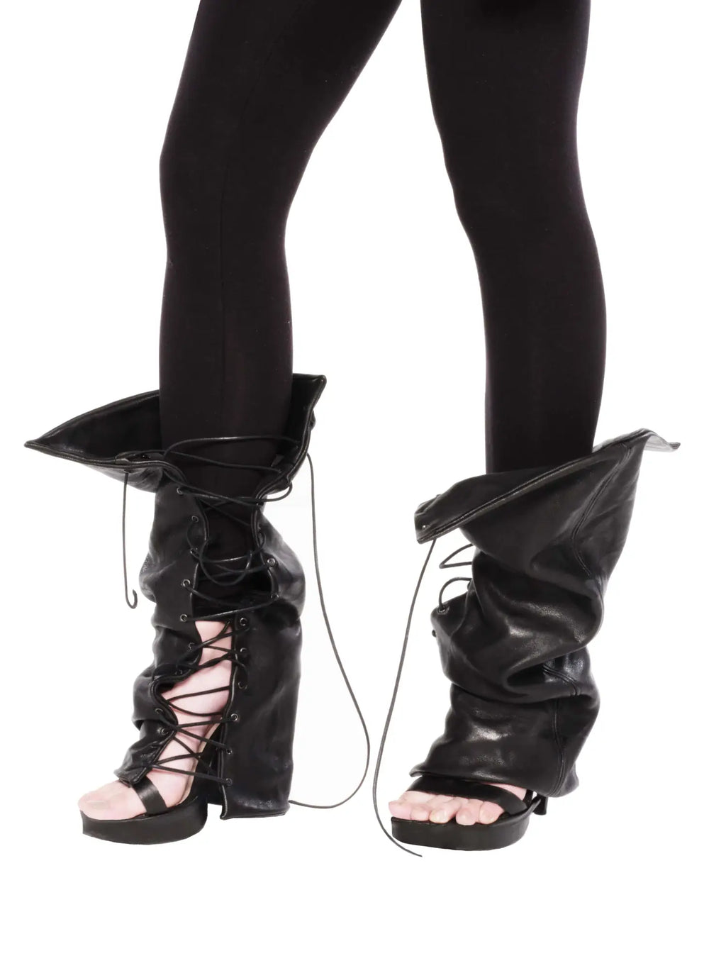 TEMPTRESS LEATHER HEEL COVERS
