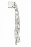 WHITE NAPPA LEATHER TASSEL ARMBAND